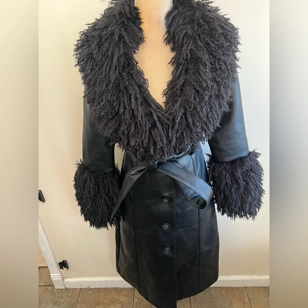 Killstar Midnight Sun Pennylane Style Black Coat Size Small Goth Whimsigoth Y2k - Picture 3 of 8